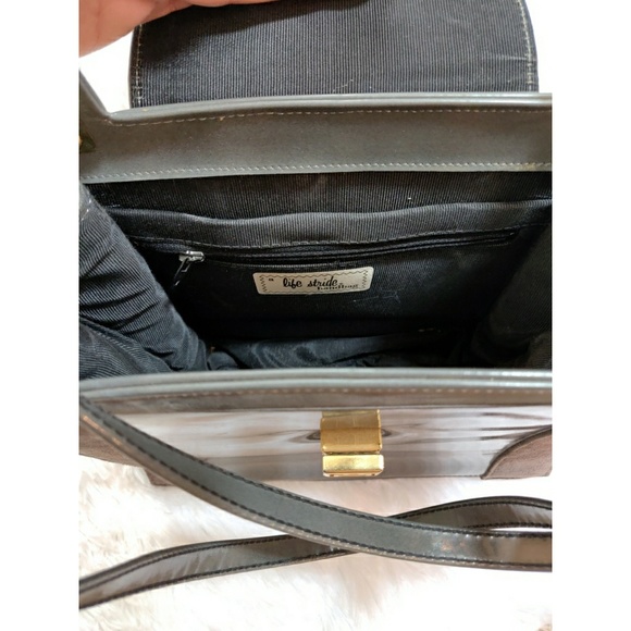 Vintage Purse Suede & Patent Leather 1950's - Picture 4 of 5